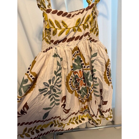 Anthropologie Ruffle-Sleeve Square-Neck Mini Dress Size Small SOLD OUT - Picture 4 of 7